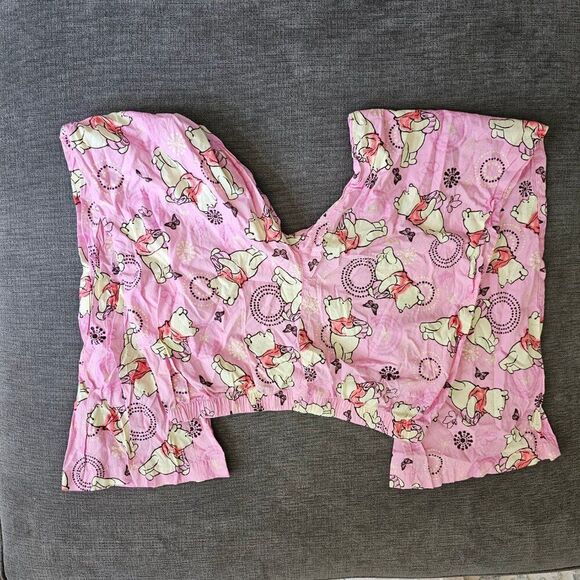 Disney Women's Pink Winnie the Pooh Honey Cotton Lounge Pyjama Pants Medium - Picture 10 of 11